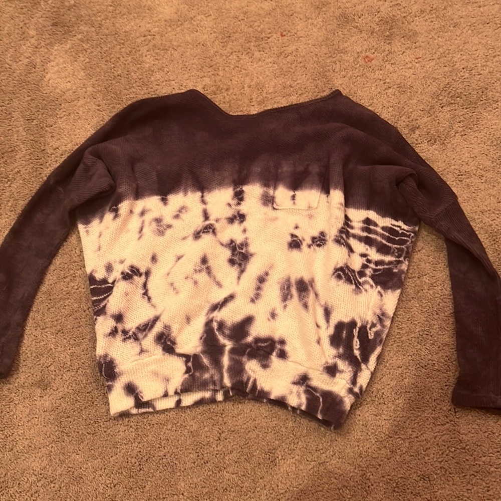 Vintage Havana Navy and White Sweater